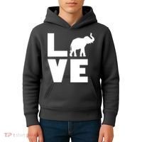 Elephant Love Kids Hoodie thumb 4
