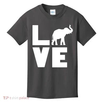 Elephant Love Kids T-Shirt