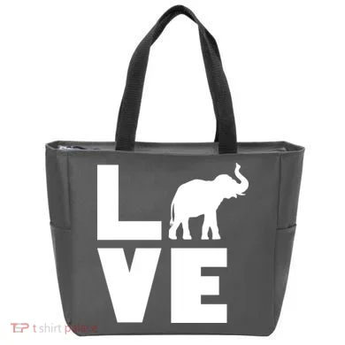 Elephant Love Tote Bag