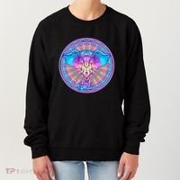 Elephant Mandala Pastel Rainbow Women's Sweatshirt thumb 0