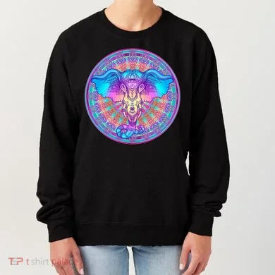 Elephant Mandala Pastel Rainbow Women's Sweatshirt
