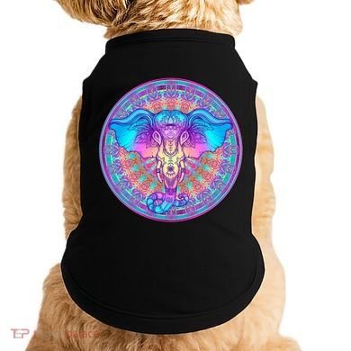 Elephant Mandala Pastel Rainbow Doggie Tank