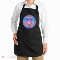 Elephant Mandala Pastel Rainbow Apron thumb 2