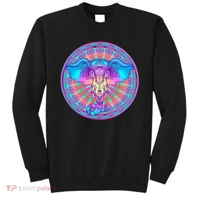 Elephant Mandala Pastel Rainbow Sweatshirt