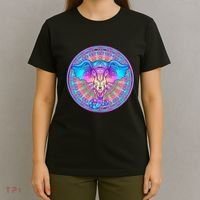 Elephant Mandala Pastel Rainbow T-Shirt thumb 4