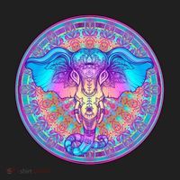 Elephant Mandala Pastel Rainbow Tumbler thumb 3