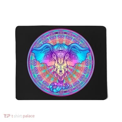 Elephant Mandala Pastel Rainbow Mousepad
