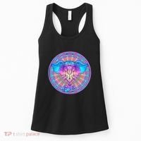 Elephant Mandala Pastel Rainbow Women's Tank Top thumb 0