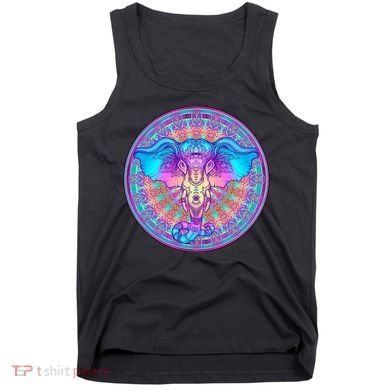 Elephant Mandala Pastel Rainbow Tank Top