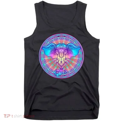 Elephant Mandala Pastel Rainbow Tank Top