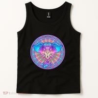 Elephant Mandala Pastel Rainbow Tank Top thumb 2