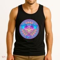 Elephant Mandala Pastel Rainbow Tank Top thumb 3