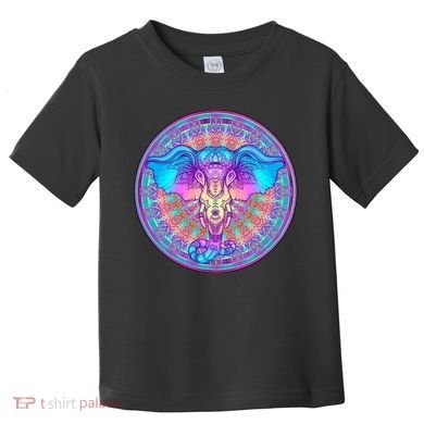 Elephant Mandala Pastel Rainbow Toddler T-Shirt