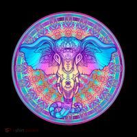 Elephant Mandala Pastel Rainbow Toddler T-Shirt thumb 4