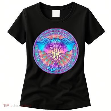 Elephant Mandala Pastel Rainbow Women's T-Shirt
