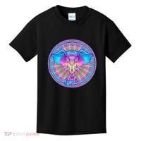Elephant Mandala Pastel Rainbow Kids T-Shirt thumb 0