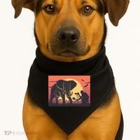 Elephant Photography USA-Made Doggie Bandana thumb 1