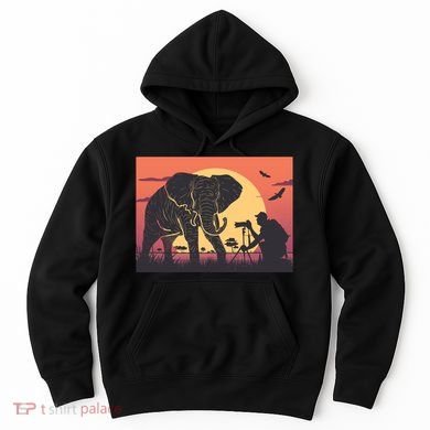 Elephant Photography Hoodie