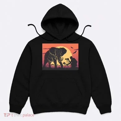 Elephant Photography Hoodie