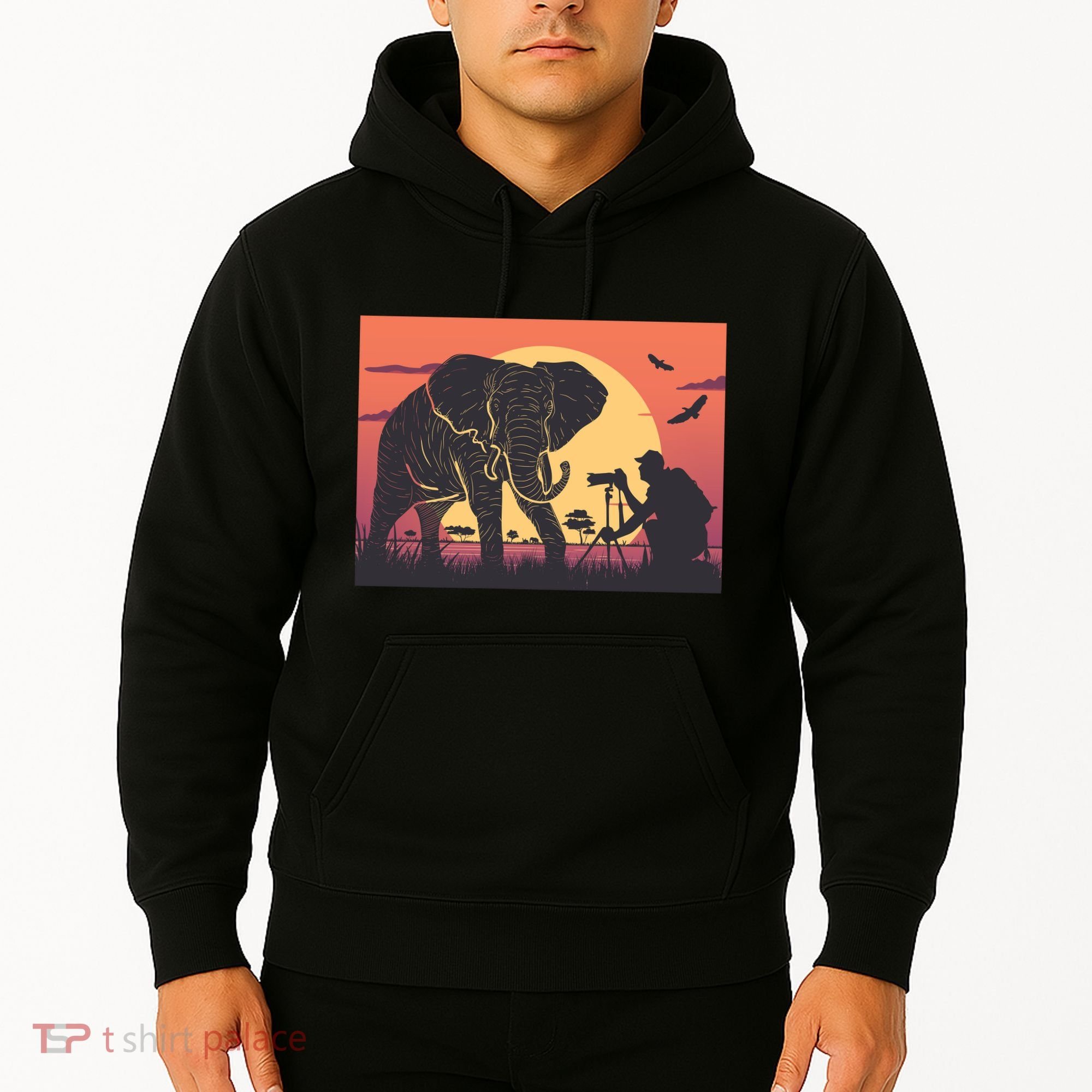 Elephant Photography Hoodie