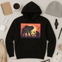 Elephant Photography Hoodie thumb 3