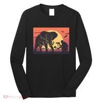 Elephant Photography Long Sleeve Shirt thumb 0