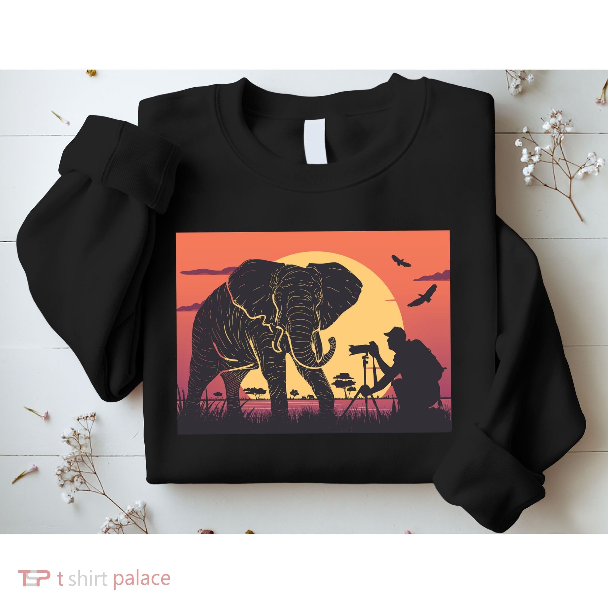 Elephant Photography Sweatshirt