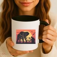 Elephant Photography Coffee Mug thumb 3