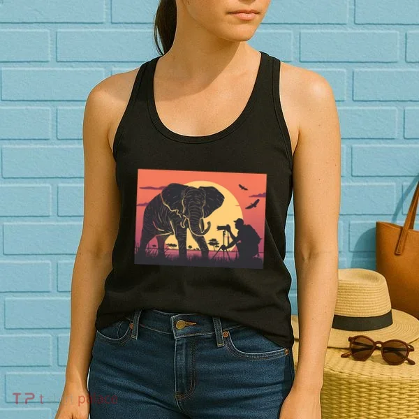 Elephant Photography Women's Tank Top