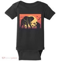 Elephant Photography Baby Bodysuit thumb 0