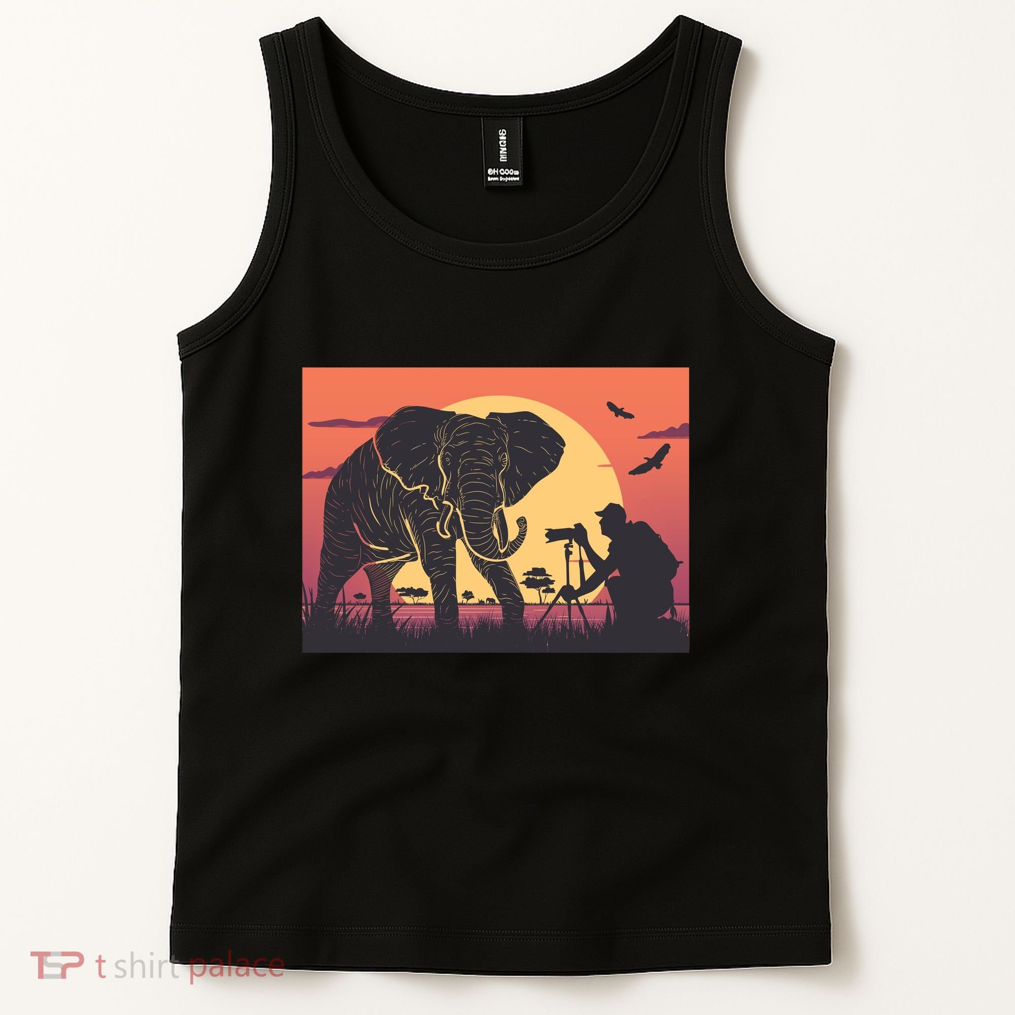 Elephant Photography Tank Top