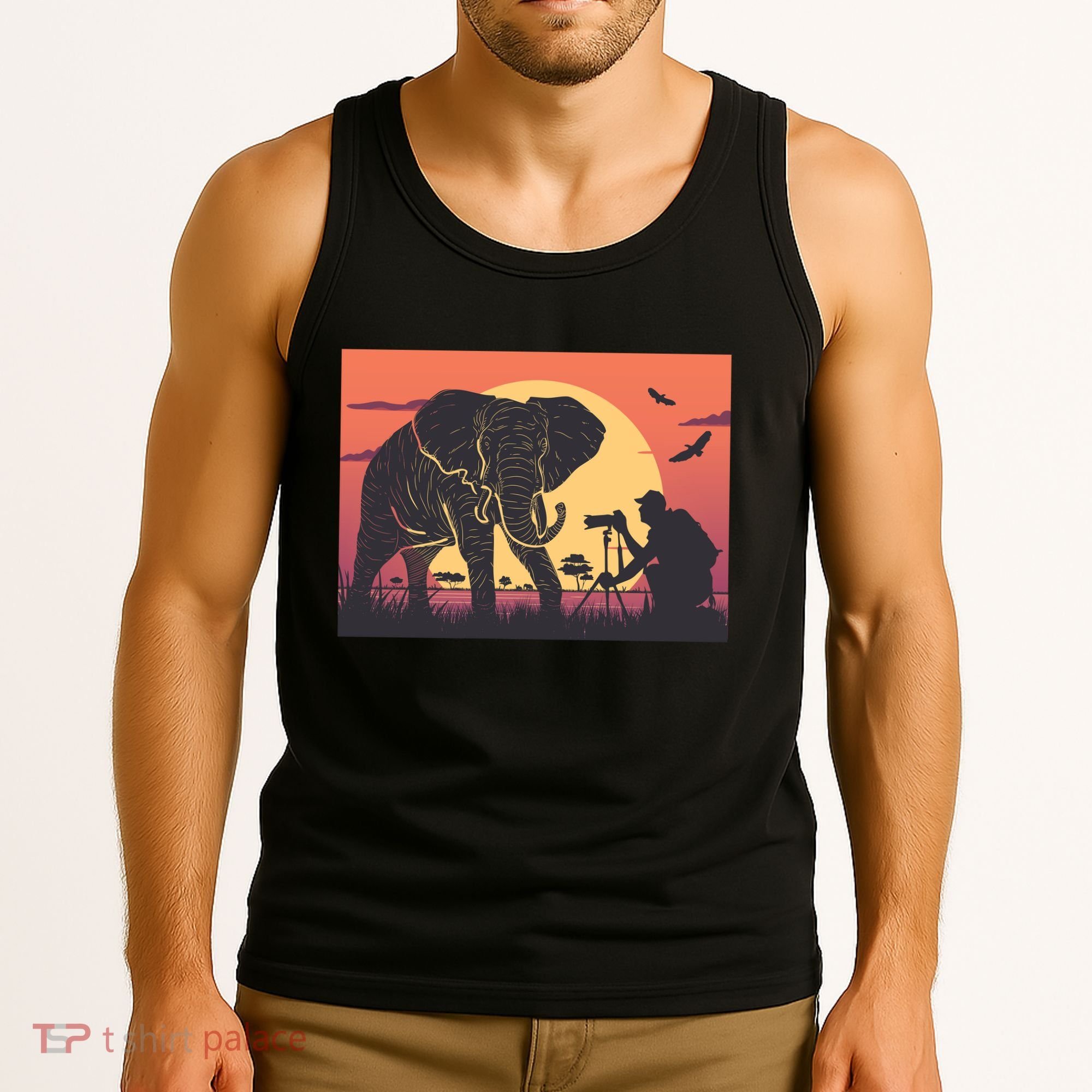 Elephant Photography Tank Top