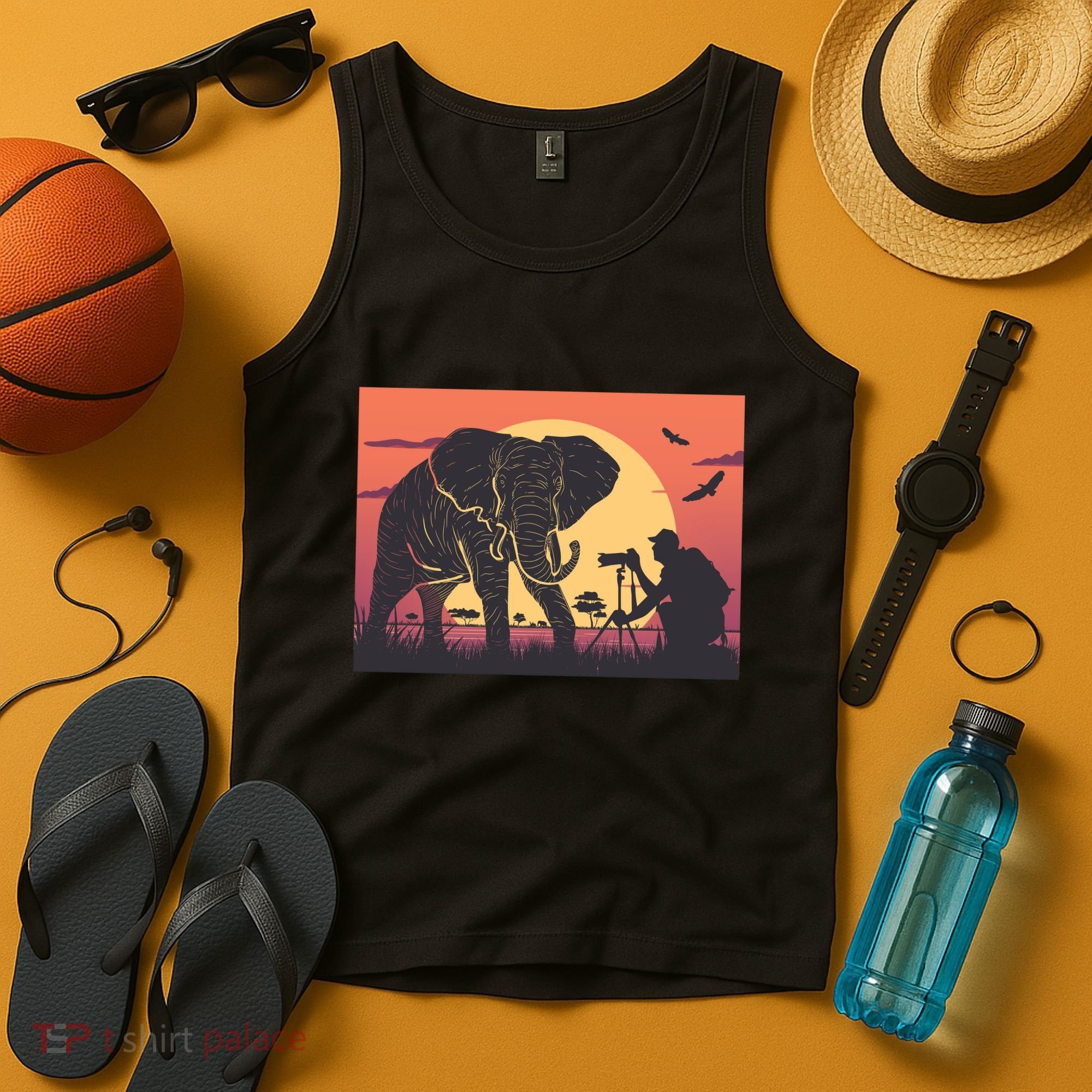 Elephant Photography Tank Top