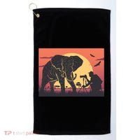 Elephant Photography Golf Towel thumb 0