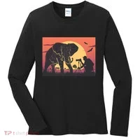 Elephant Photography Women's Long Sleeve Shirt thumb 0