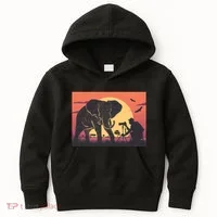 Elephant Photography Kids Hoodie thumb 0