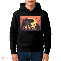 Elephant Photography Kids Hoodie thumb 4