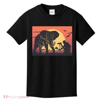 Elephant Photography Kids T-Shirt