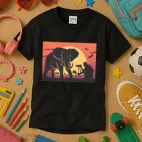 Elephant Photography Kids T-Shirt thumb 3
