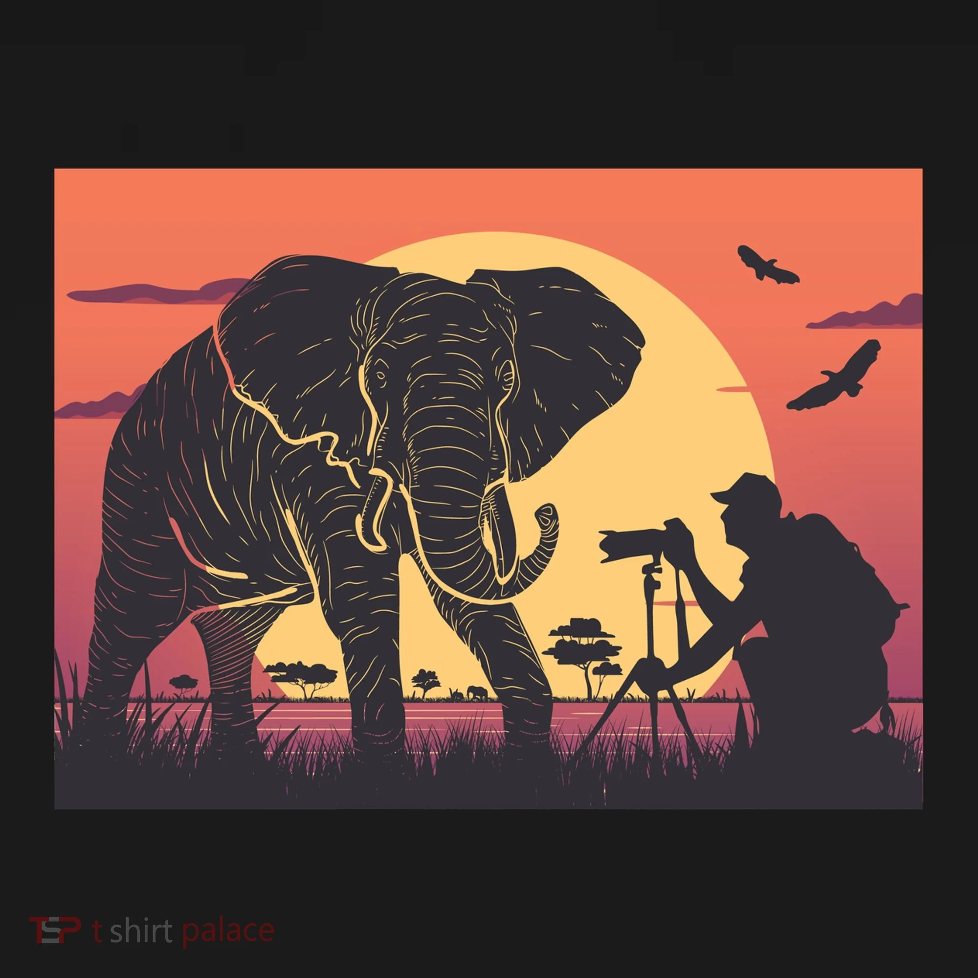 Elephant Photography Kids T-Shirt