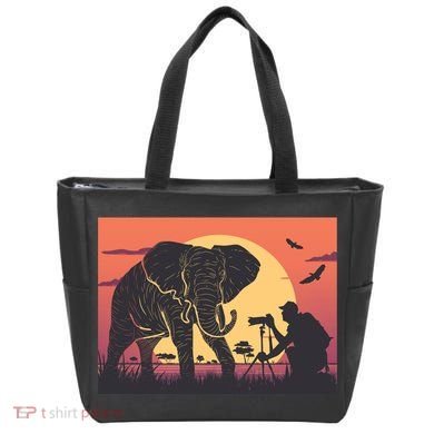 Elephant Photography Tote Bag