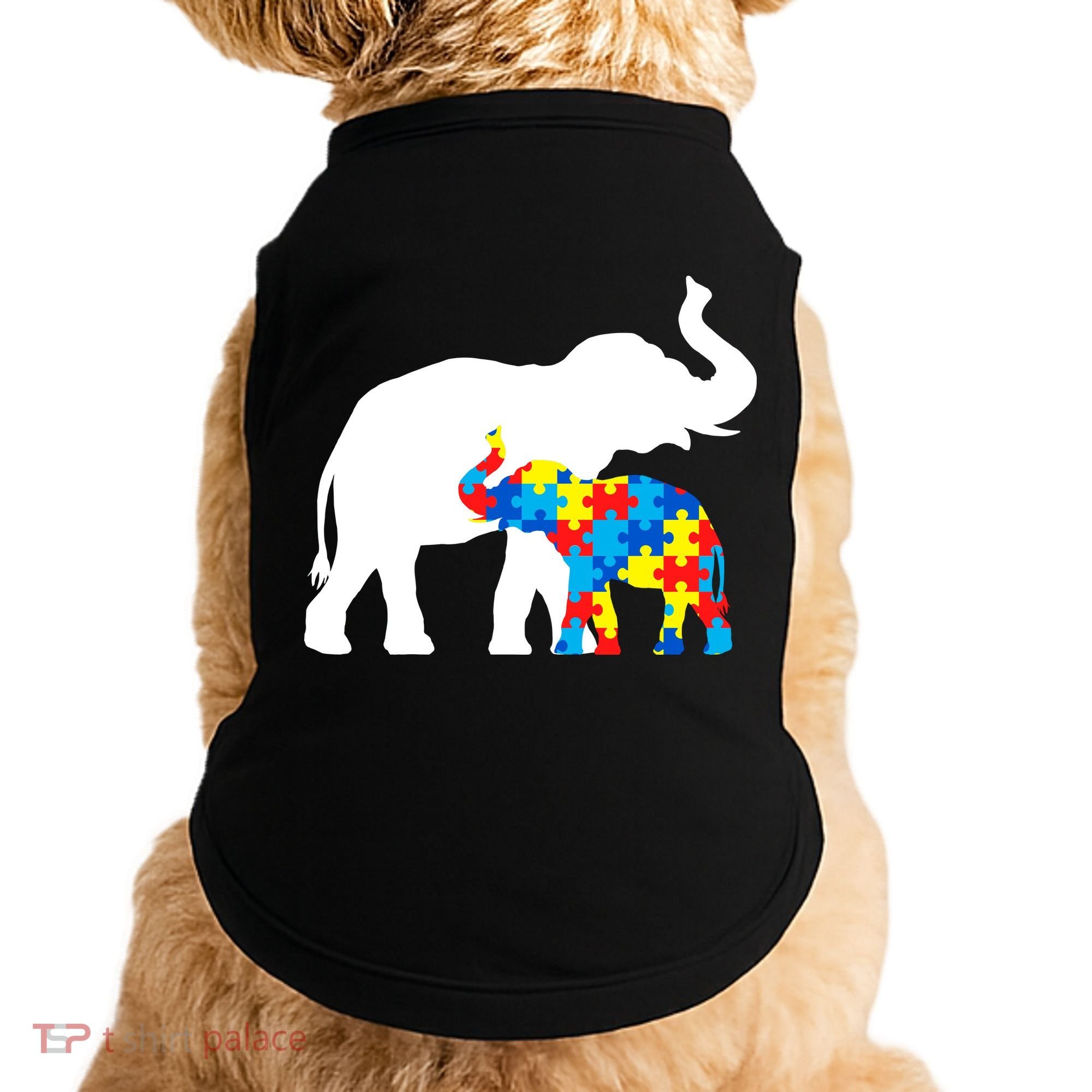 Elephant Puzzle Autism Parents Doggie Tank