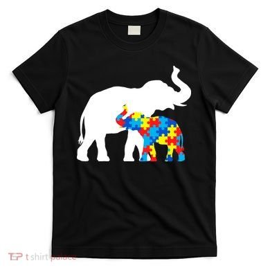 Elephant Puzzle Autism Parents T-Shirt