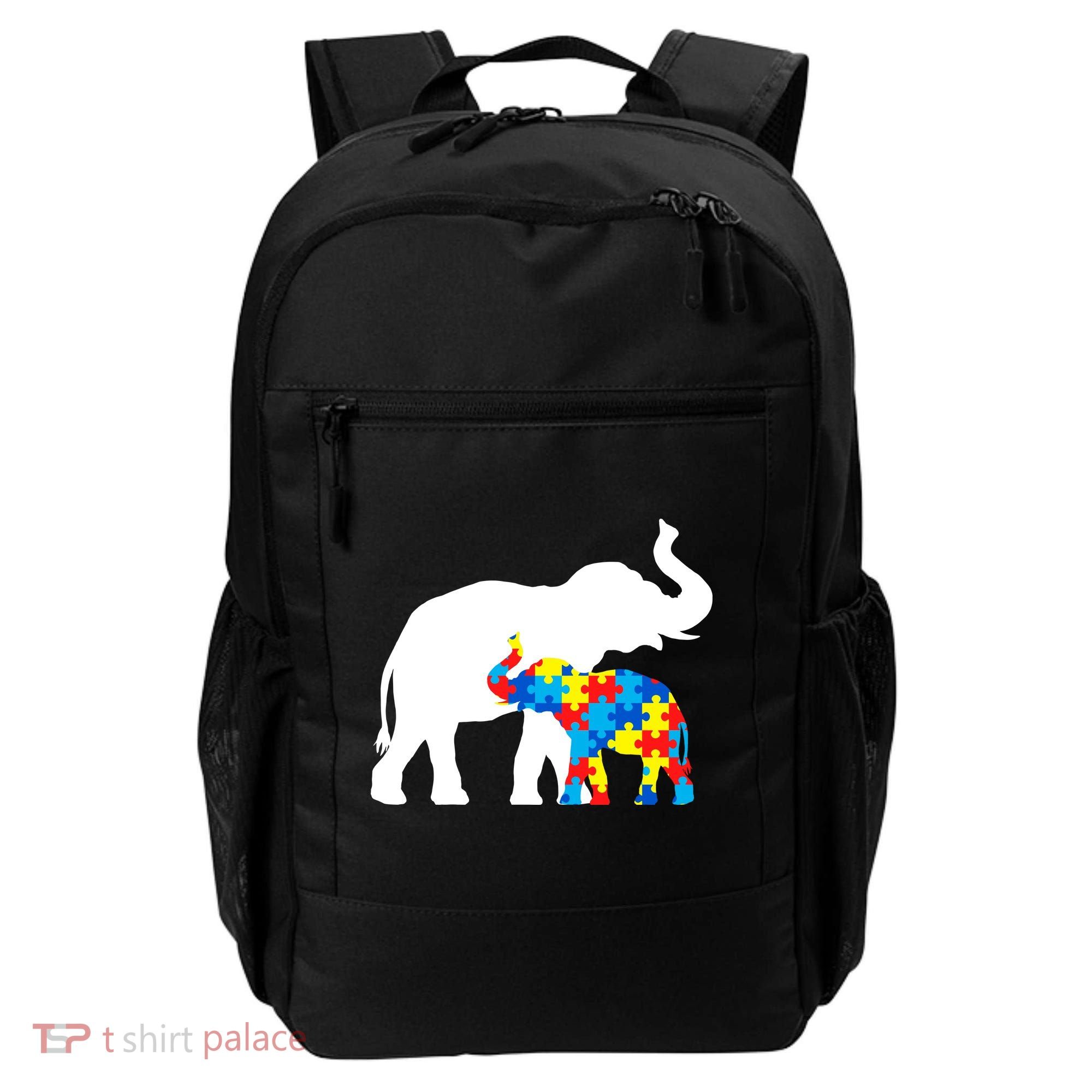 Elephant Puzzle Autism Parents Backpack