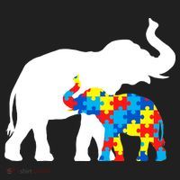 Elephant Puzzle Autism Parents Beanie thumb 2