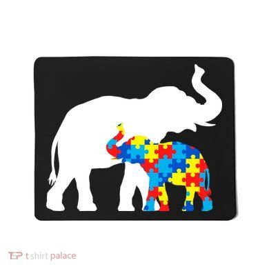 Elephant Puzzle Autism Parents Mousepad