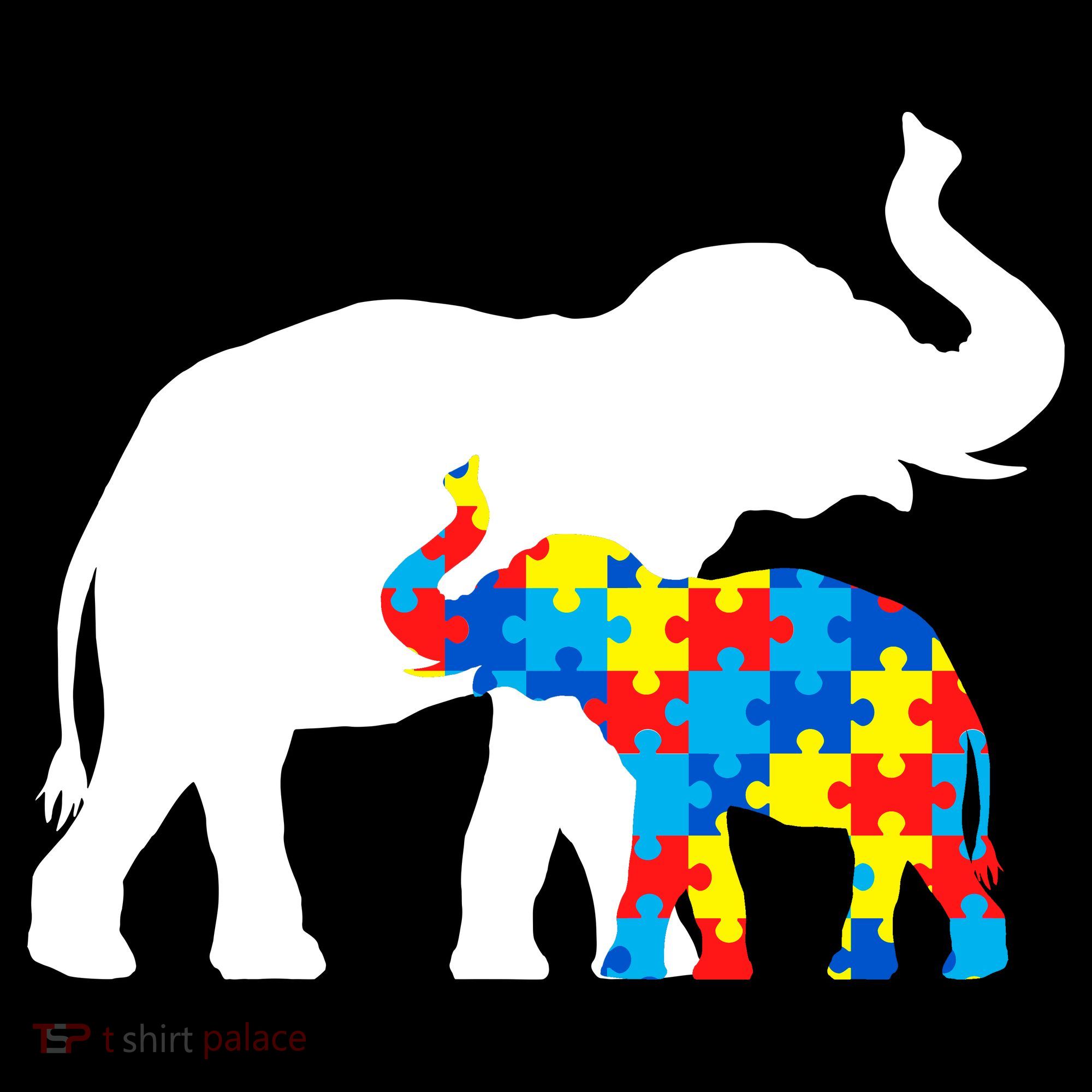 Elephant Puzzle Autism Parents Women's Tank Top