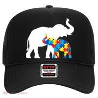 Elephant Puzzle Autism Parents Hat thumb 0