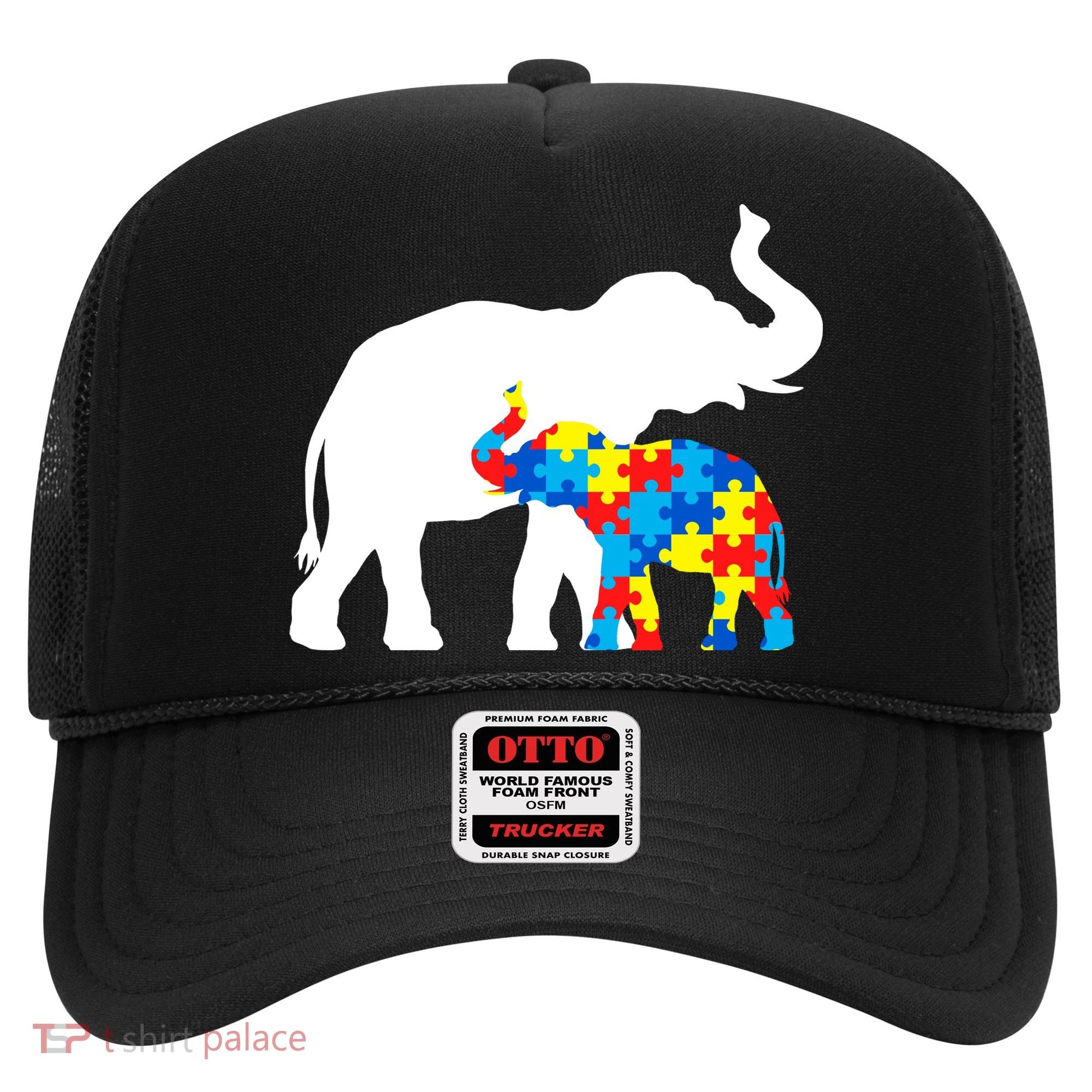 Elephant Puzzle Autism Parents Hat