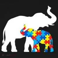 Elephant Puzzle Autism Parents Toddler Hoodie thumb 2
